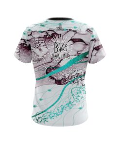 Alternative view of Big Bowling Teal Granite CoolWick Bowling Jersey
