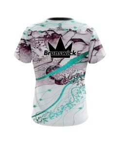 Alternative view of Brunswick Teal Granite Coolwick Bowling Jersey