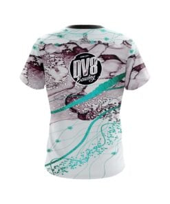 Alternative view of DV8 Teal Granite CoolWick Bowling Jersey