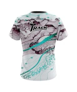 Alternative view of Track Teal Granite CoolWick Bowling Jersey