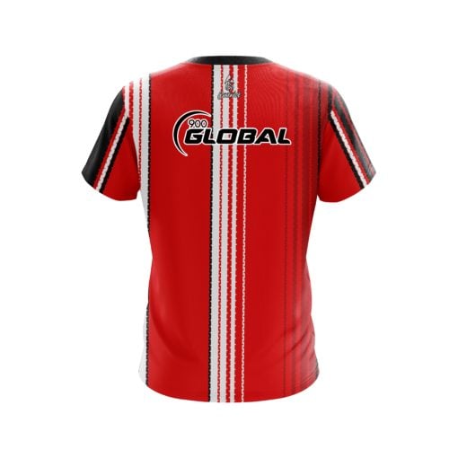 900 Global Red Landslide CoolWick Bowling Jersey - Image 2