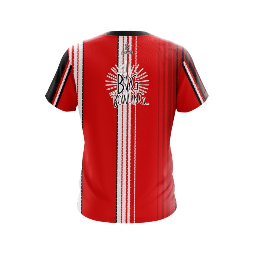 Big Bowling Red Landslide CoolWick Bowling Jersey - Image 2