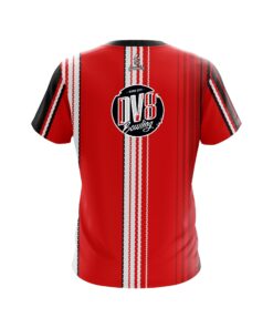Alternative view of DV8 Red Landslide CoolWick Bowling Jersey