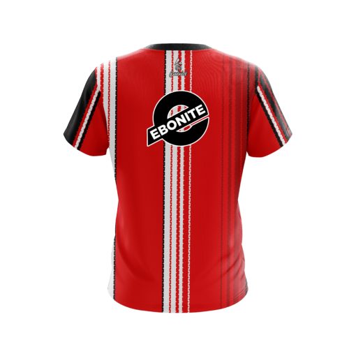 Ebonite Red Landslide CoolWick Bowling Jersey - Image 2