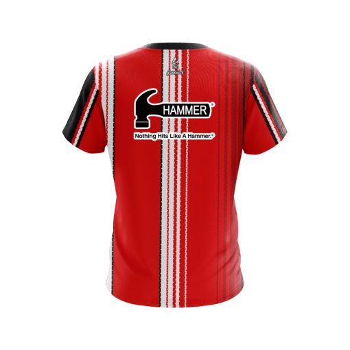 Hammer Red Landslide CoolWick Bowling Jersey - Image 2