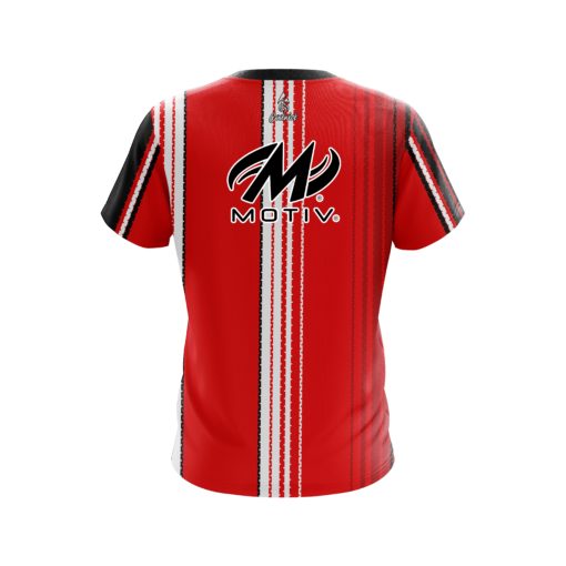 Motiv Red Landslide CoolWick Bowling Jersey - Image 2