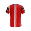 Plain Red Landslide CoolWick Bowling Jersey - Image 2