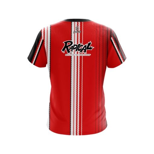 Radical Red Landslide CoolWick Bowling Jersey - Image 2