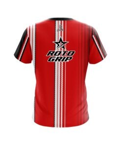 Alternative view of Roto Grip Red Landslide CoolWick Bowling Jersey