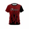 900 Global Red Brick Flaming CoolWick Bowling Jersey