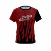 Columbia 300 Red Brick Flaming CoolWick Bowling Jersey