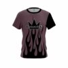 Brunswick Eggplant Flaming Coolwick Bowling Jersey
