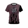 DV8 Eggplant Flaming CoolWick Bowling Jersey