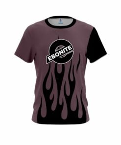 Ebonite Eggplant Flaming CoolWick Bowling Jersey