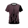Plain Eggplant Flaming CoolWick Bowling Jersey