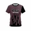 Radical Eggplant Flaming CoolWick Bowling Jersey