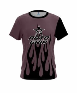 Roto Grip Eggplant Flaming CoolWick Bowling Jersey
