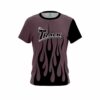 Track Eggplant Flaming CoolWick Bowling Jersey