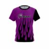900 Global Purple Flaming CoolWick Bowling Jersey