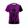 Brunswick Purple Flaming Coolwick Bowling Jersey