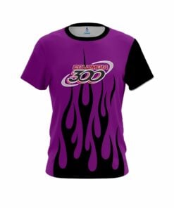 Columbia 300 Purple Flaming CoolWick Bowling Jersey