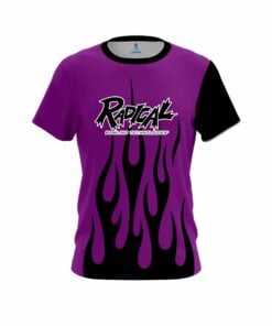 Radical Purple Flaming CoolWick Bowling Jersey