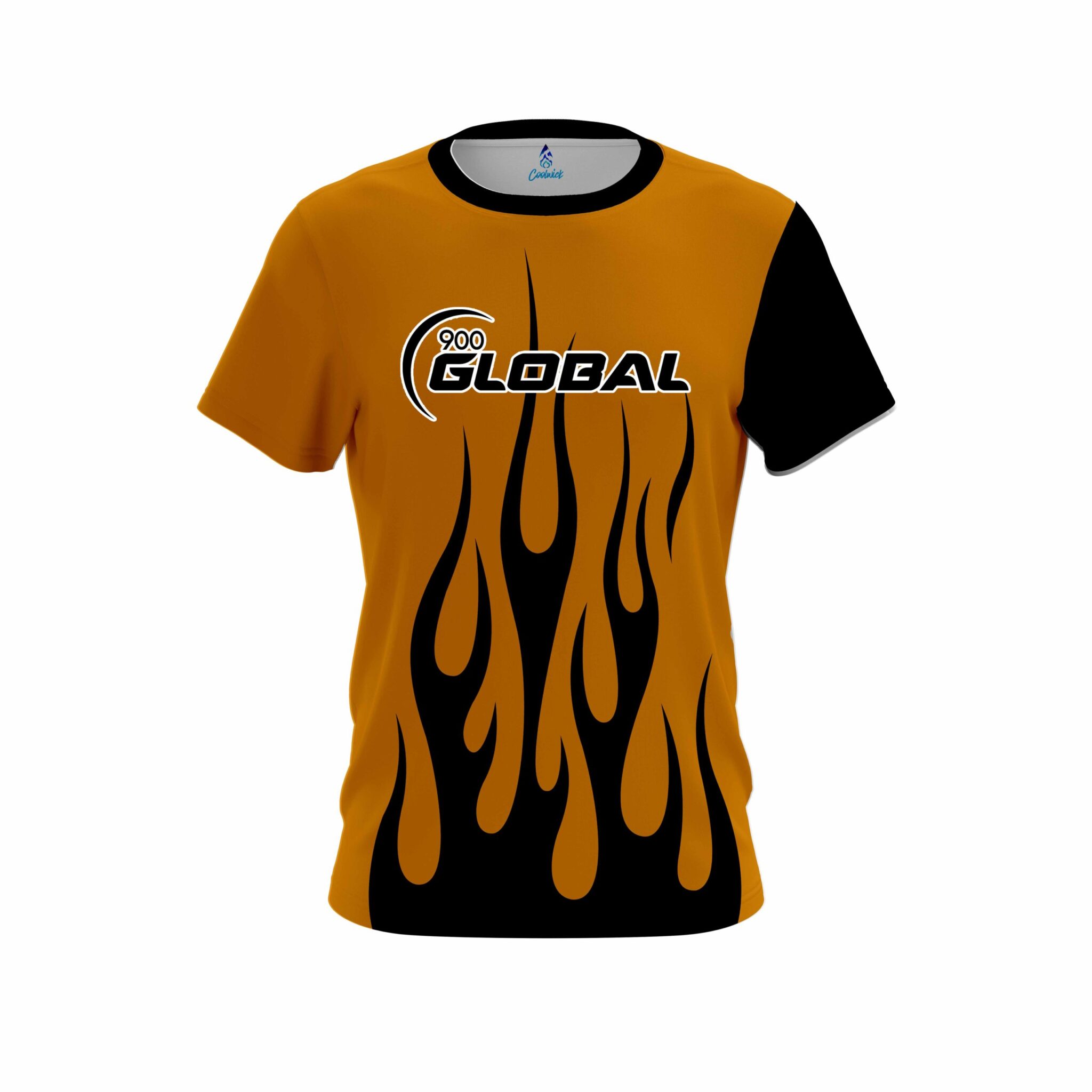 900 Global Rust Flaming CoolWick Bowling Jersey
