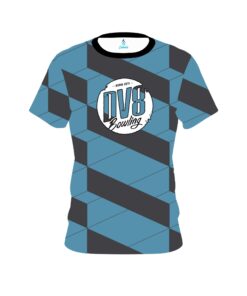 DV8 Blue Slanted CoolWick Bowling Jersey