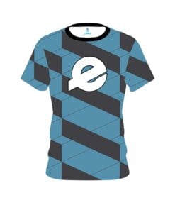 Ebonite Blue Slanted CoolWick Bowling Jersey