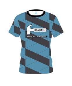 Hammer Blue Slanted CoolWick Bowling Jersey
