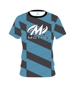 Motiv Blue Slanted CoolWick Bowling Jersey
