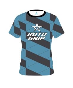 Roto Grip Blue Slanted CoolWick Bowling Jersey