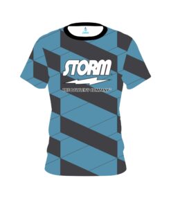 Storm Blue Slanted CoolWick Bowling Jersey