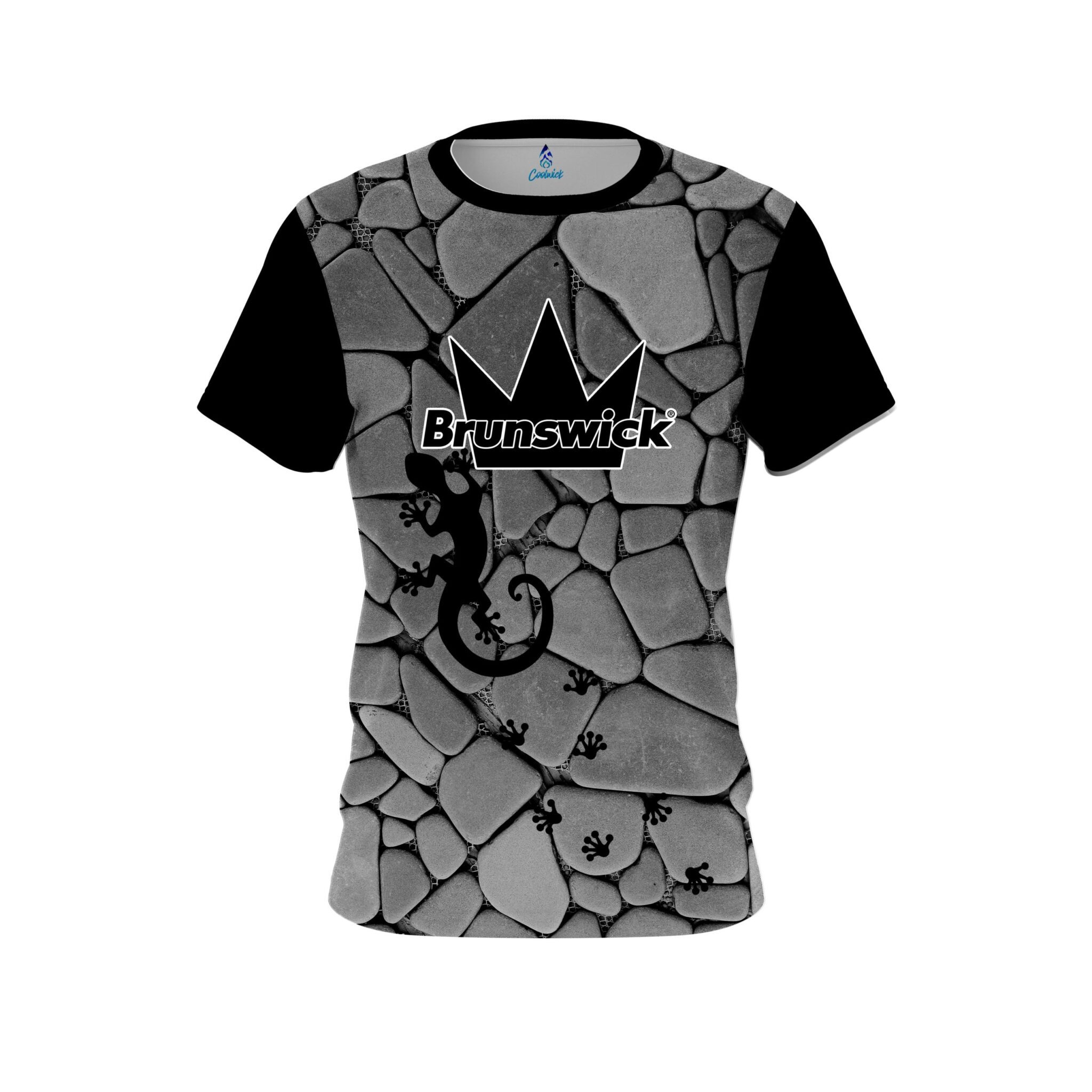 Brunswick Gravel Gecko Coolwick Bowling Jersey