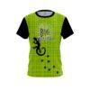 Big Bowling Lime Plaid Gecko CoolWick Bowling Jersey