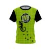 DV8 Lime Plaid Gecko CoolWick Bowling Jersey