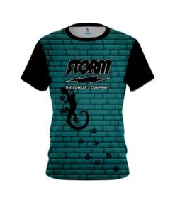 Storm Turq Bricks Gecko CoolWick Bowling Jersey