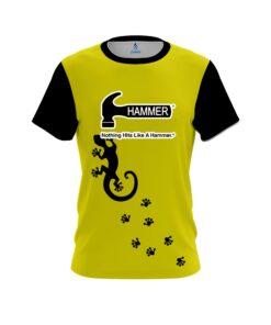 Hammer Yellow Gecko CoolWick Bowling Jersey