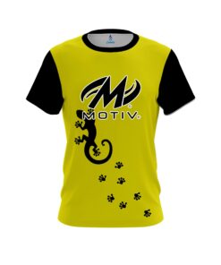 Motiv Yellow Gecko CoolWick Bowling Jersey