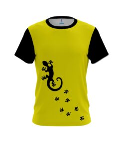 Plain Yellow Gecko CoolWick Bowling Jersey