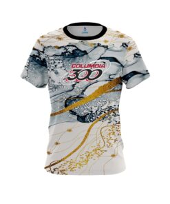 Columbia 300 Gold Granite CoolWick Bowling Jersey
