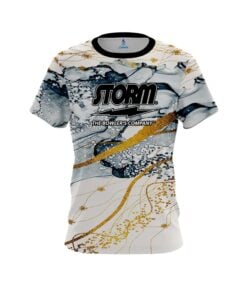 Storm Gold Granite CoolWick Bowling Jersey