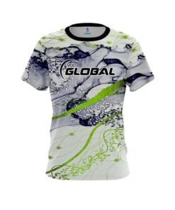 900 Global Lime Green Granite CoolWick Bowling Jersey
