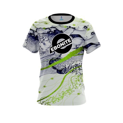 Ebonite Lime Green Granite CoolWick Bowling Jersey