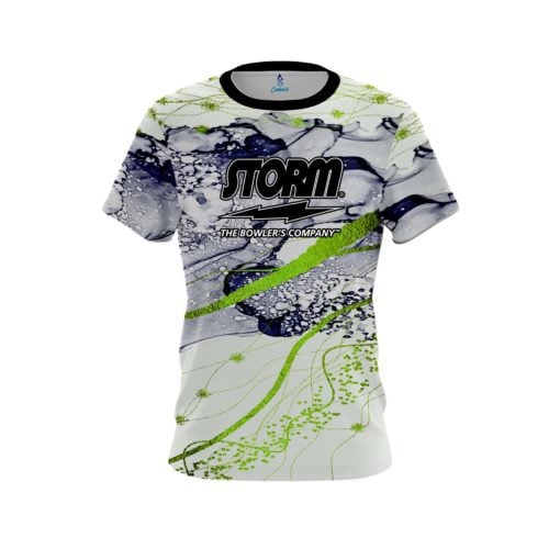 Storm Lime Green Granite CoolWick Bowling Jersey