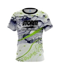 Storm Lime Green Granite CoolWick Bowling Jersey
