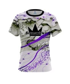 Brunswick Purple Granite Coolwick Bowling Jersey