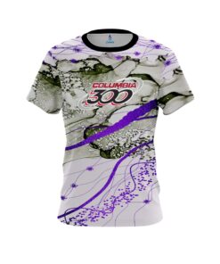 Columbia 300 Purple Granite CoolWick Bowling Jersey