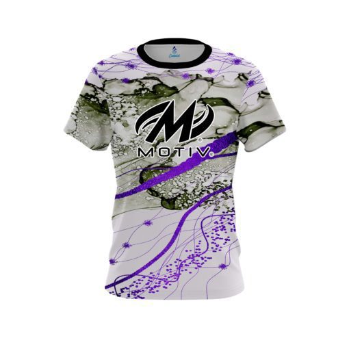 Motiv Purple Granite CoolWick Bowling Jersey
