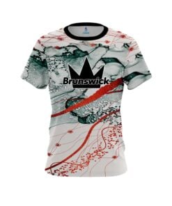 Brunswick Red Granite Coolwick Bowling Jersey